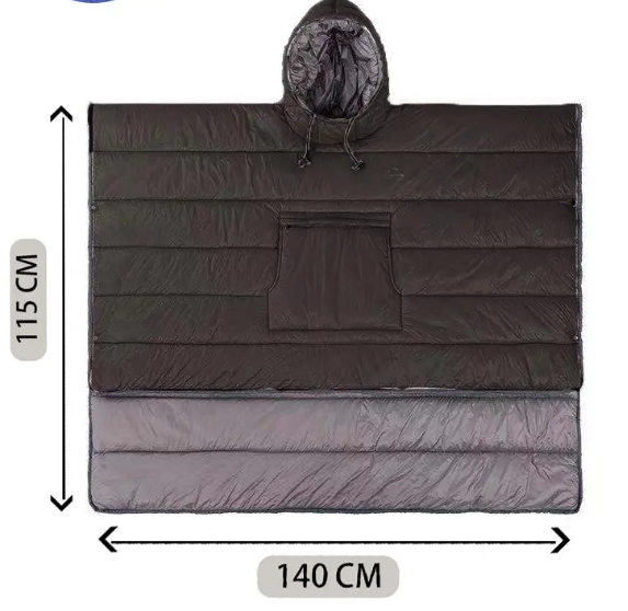 Poncho de Pluie Multifonction Imperméable et Compact